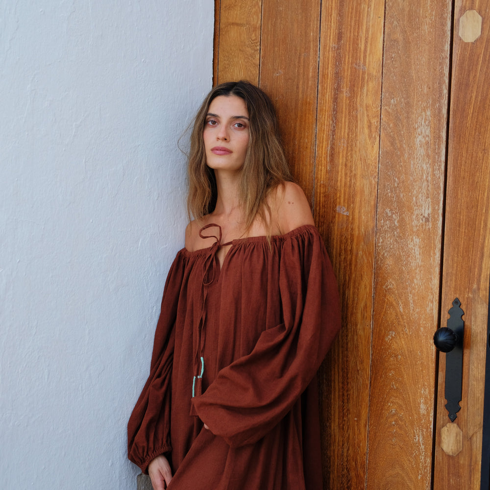 
                  
                    SONIA DRESS | CHOCOLATE
                  
                