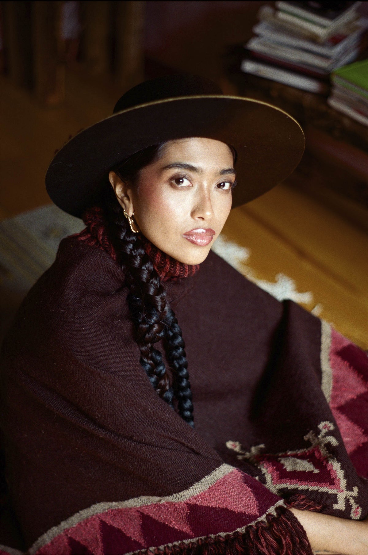 
                  
                    SUNITA PONCHO | WALNUT
                  
                