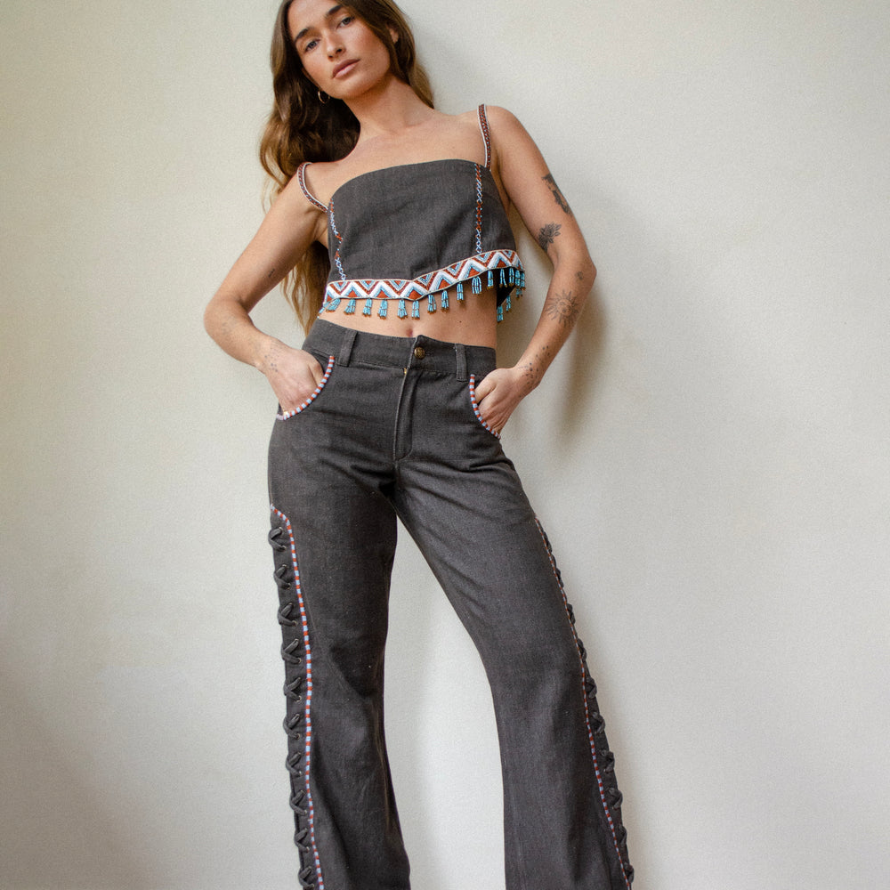 
                  
                    NAFISA TOP | Charcoal
                  
                