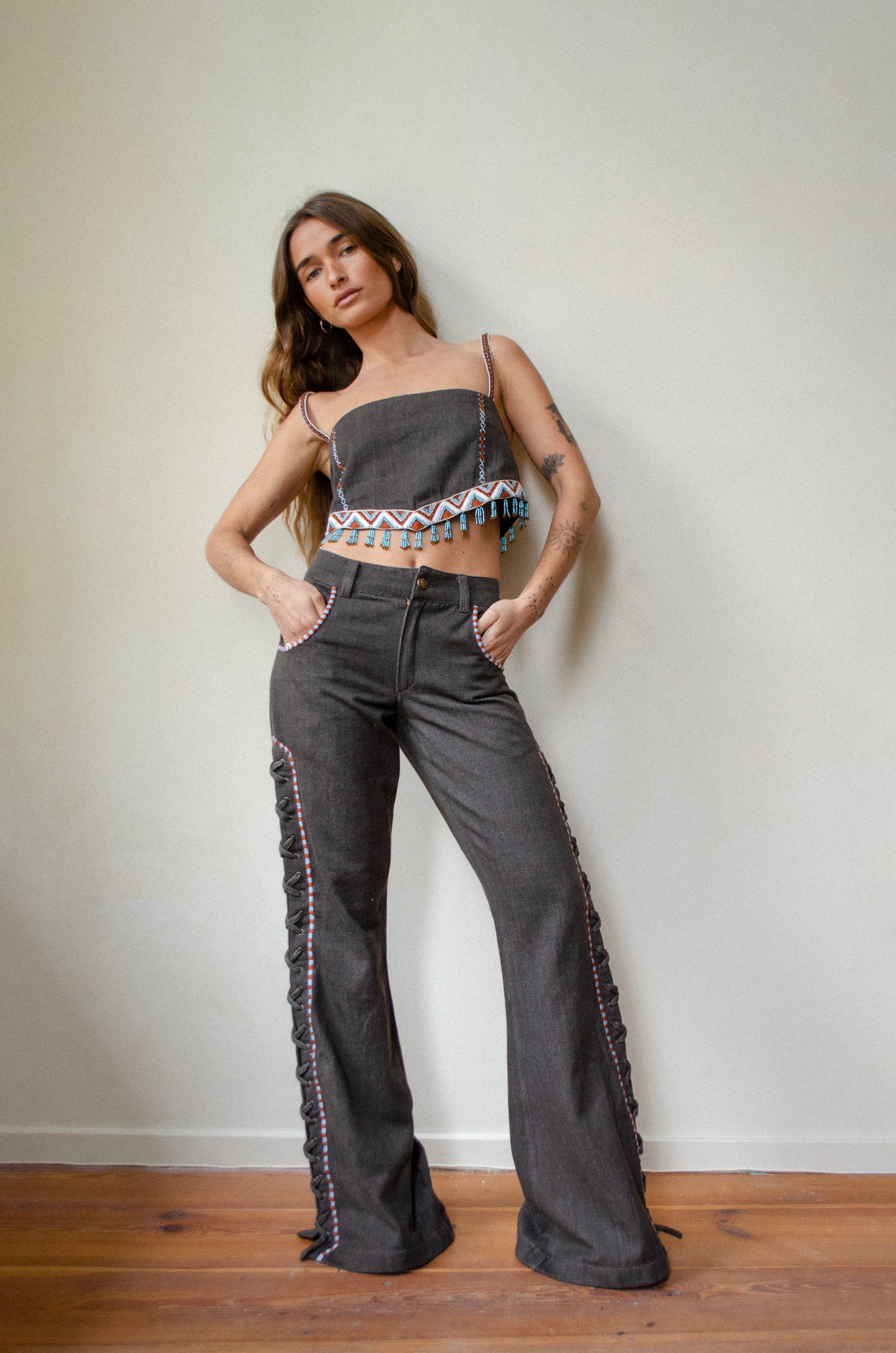
                  
                    NAFISA TOP | Charcoal
                  
                