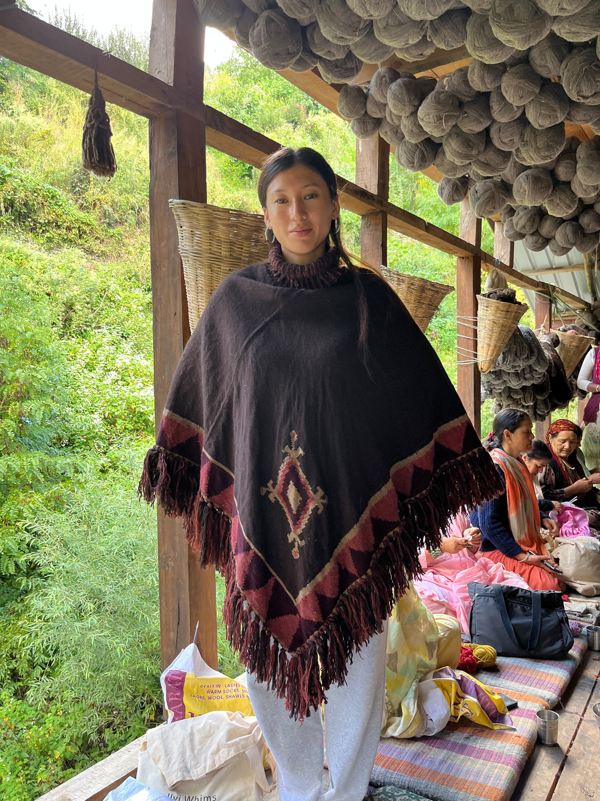 
                  
                    SUNITA PONCHO | WALNUT
                  
                