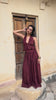 ZAZI Avani Set in naturally dyed mulberry silk, featuring a feminine bohemian two-piece design with a lightweight and flowing silhouette.