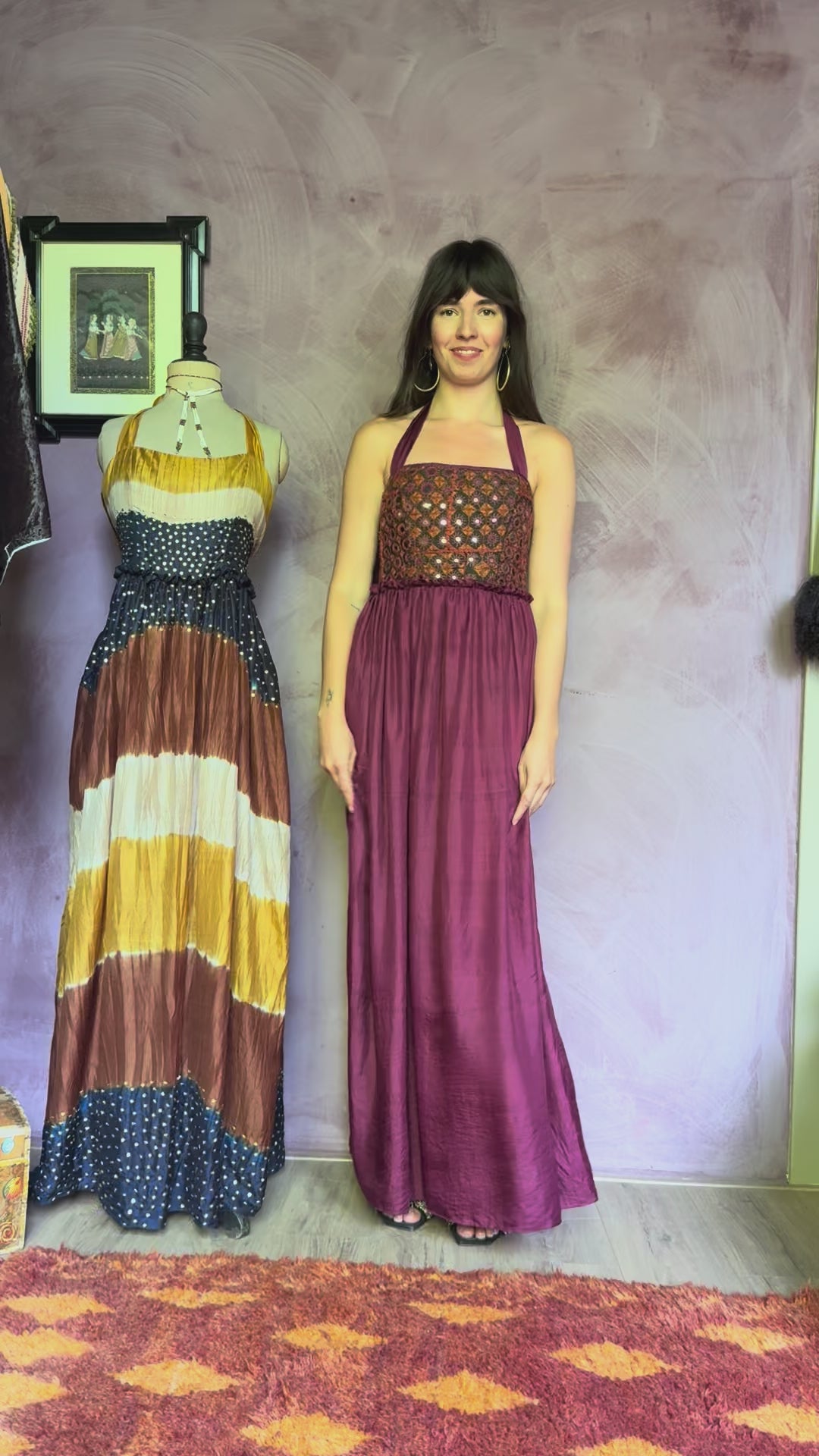 
                  
                    Load and play video in Gallery viewer, AAROHI DRESS MAXI | VINTAGE
                  
                