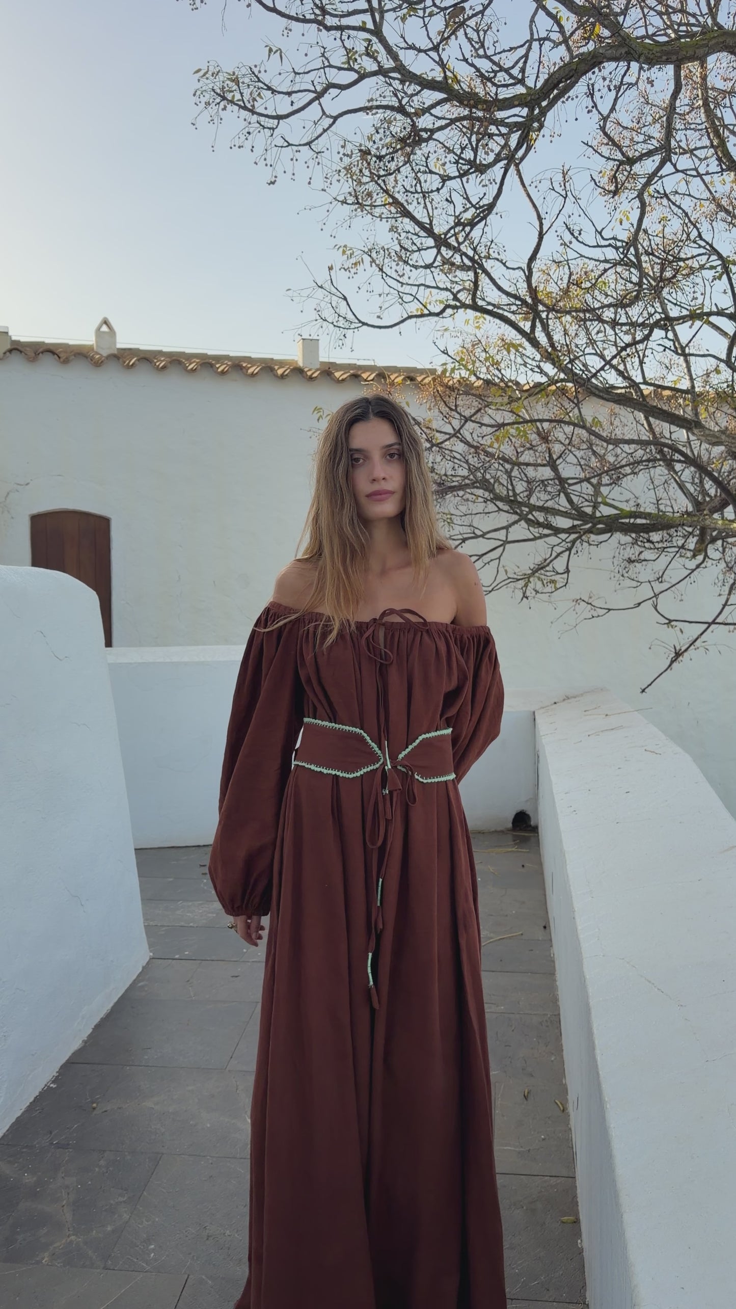 
                  
                    Load and play video in Gallery viewer, SONIA DRESS | CHOCOLATE
                  
                