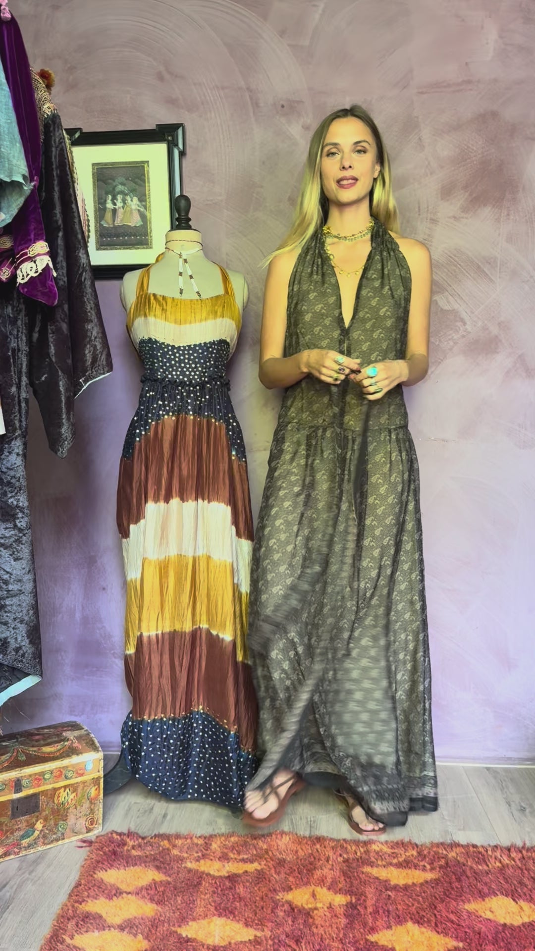 
                  
                    Load and play video in Gallery viewer, DEEPALI DRESS | S/M
                  
                