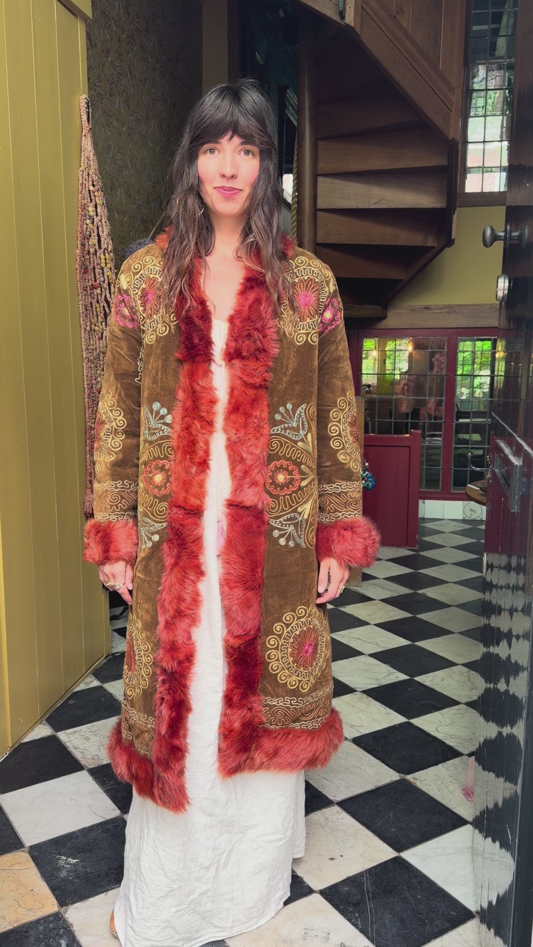 
                  
                    Load and play video in Gallery viewer, INDIRA COAT | S/M
                  
                