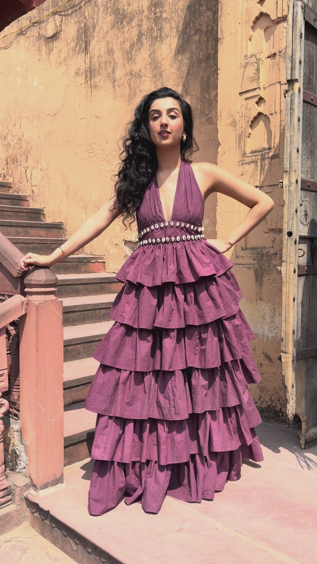 
                  
                    Load and play video in Gallery viewer, SALILA DRESS | PLUM
                  
                