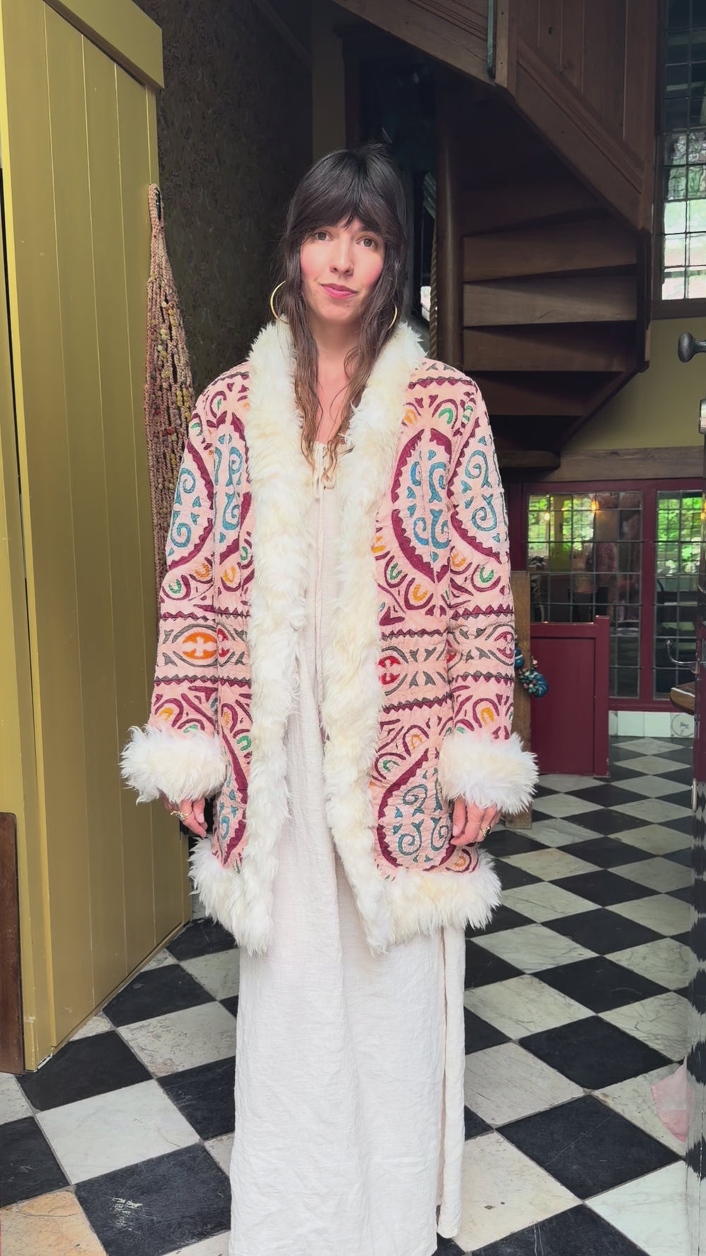 TENDERLOIN　SLUB EMBROIDERY COAT　ショップコート LINA COAT | M – ZAZI