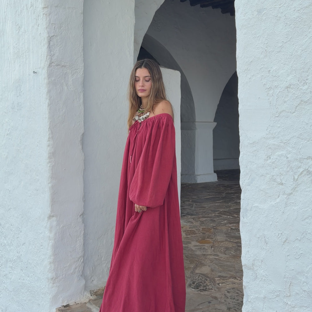 
                  
                    Load and play video in Gallery viewer, SONIA DRESS | ROSE
                  
                