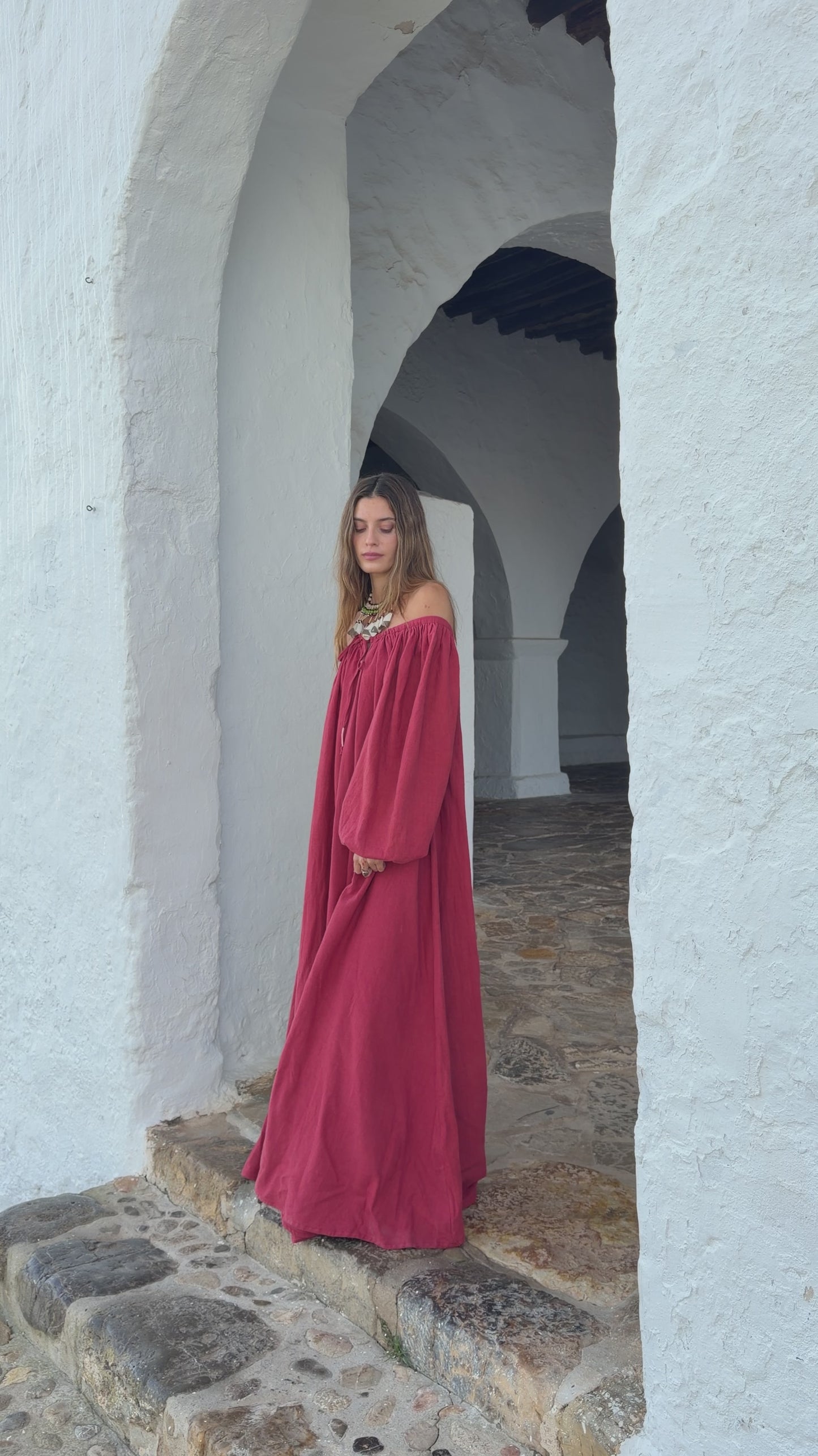 
                  
                    Load and play video in Gallery viewer, SONIA DRESS | ROSE
                  
                